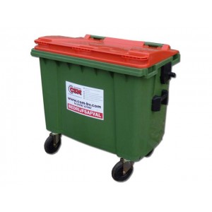 Rolcontainer 660 liter